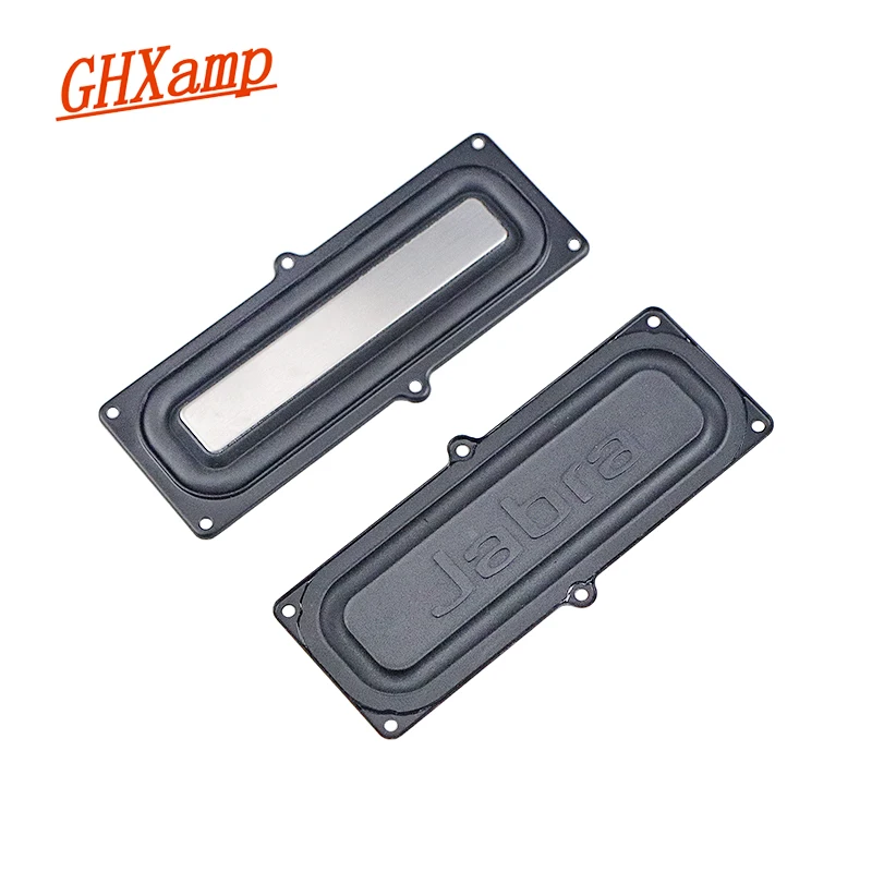 GHXAMP 115*42mm For Jabra Bass Auxiliary Diaphragm Rubber Edge Stainless Steel Plate Counterweight High Resilience 2PCS