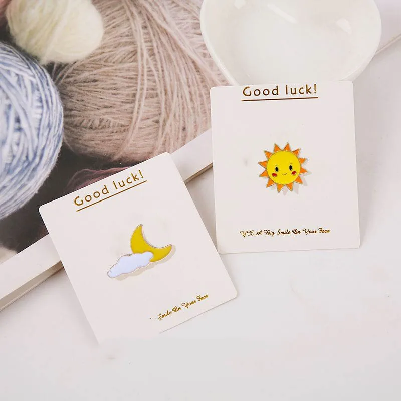 타이 온리 유 더 시리즈 링옴 코스프레 배지 귀여운 에나멜 달 태양 브로치 라펠 핀 가방 코스튬 액세서리 쥬얼리 선물 소품