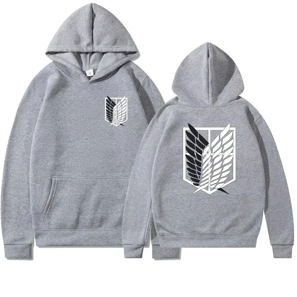 Anime Attack on Titan Womens Hoodie Hoodies Women Streetwear Pullover Harajuku Shingeki no Kyojin Hoody Sweatshirt Clothes