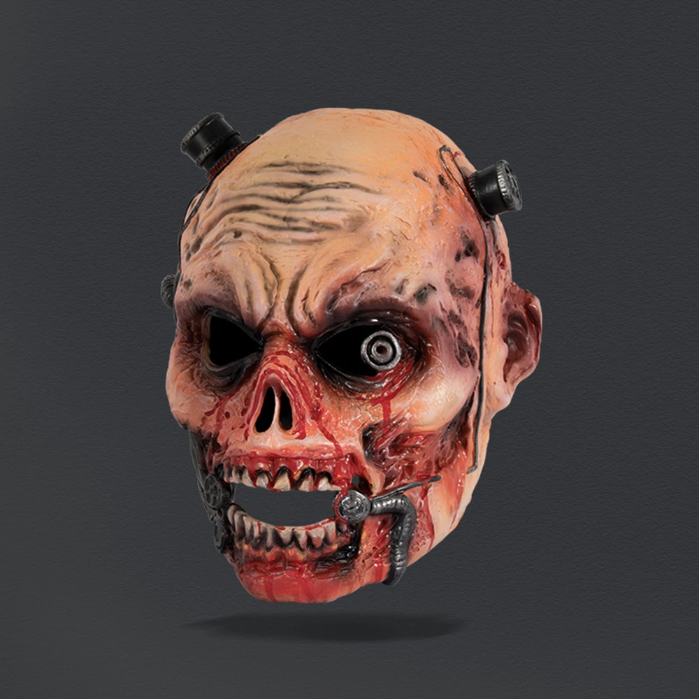 قناع الوحش المروع غطاء رأس زومبي قناع الهالوين أقنعة مصاص الدماء الدموي للدعائم التنكرية أزياء تنكرية #6