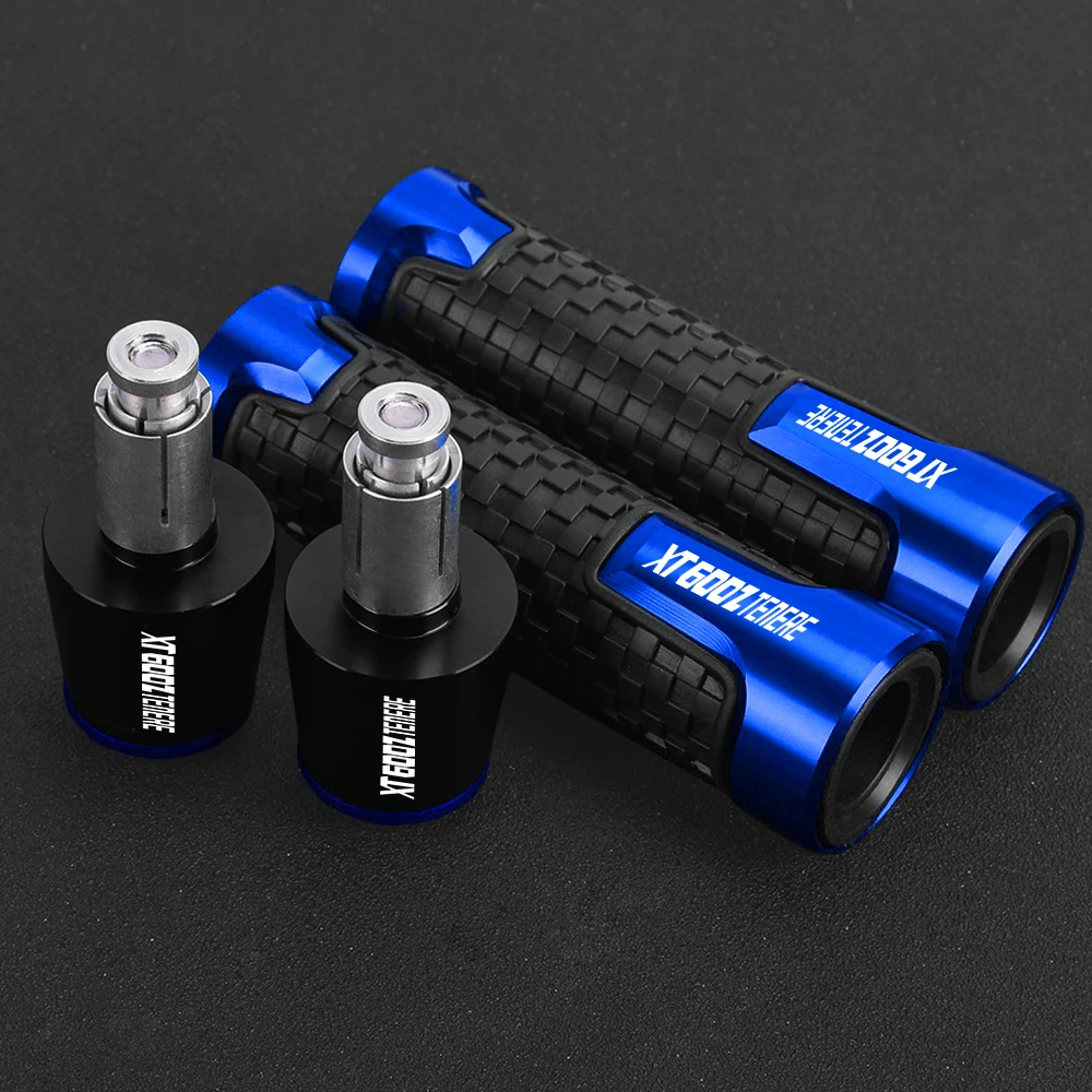 CNC 22MM Motorcycle Handlebar Grips Handle Bar Cap End Plugs FOR YAMAHA XT600ZTENERE 1987-1992 1991 1990 1989 1988 XT600Z TENERE