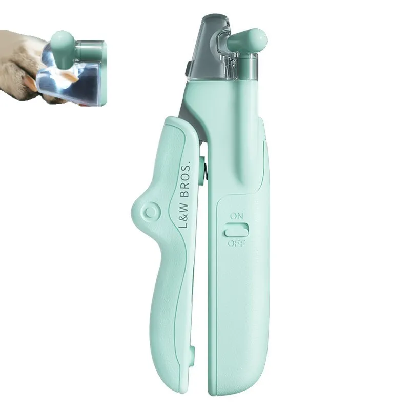 

Electric Pet Splash Proof Nail Clipper Grooming Products Suppliers Store Safe Anti slip with Led Light for Dog Cat