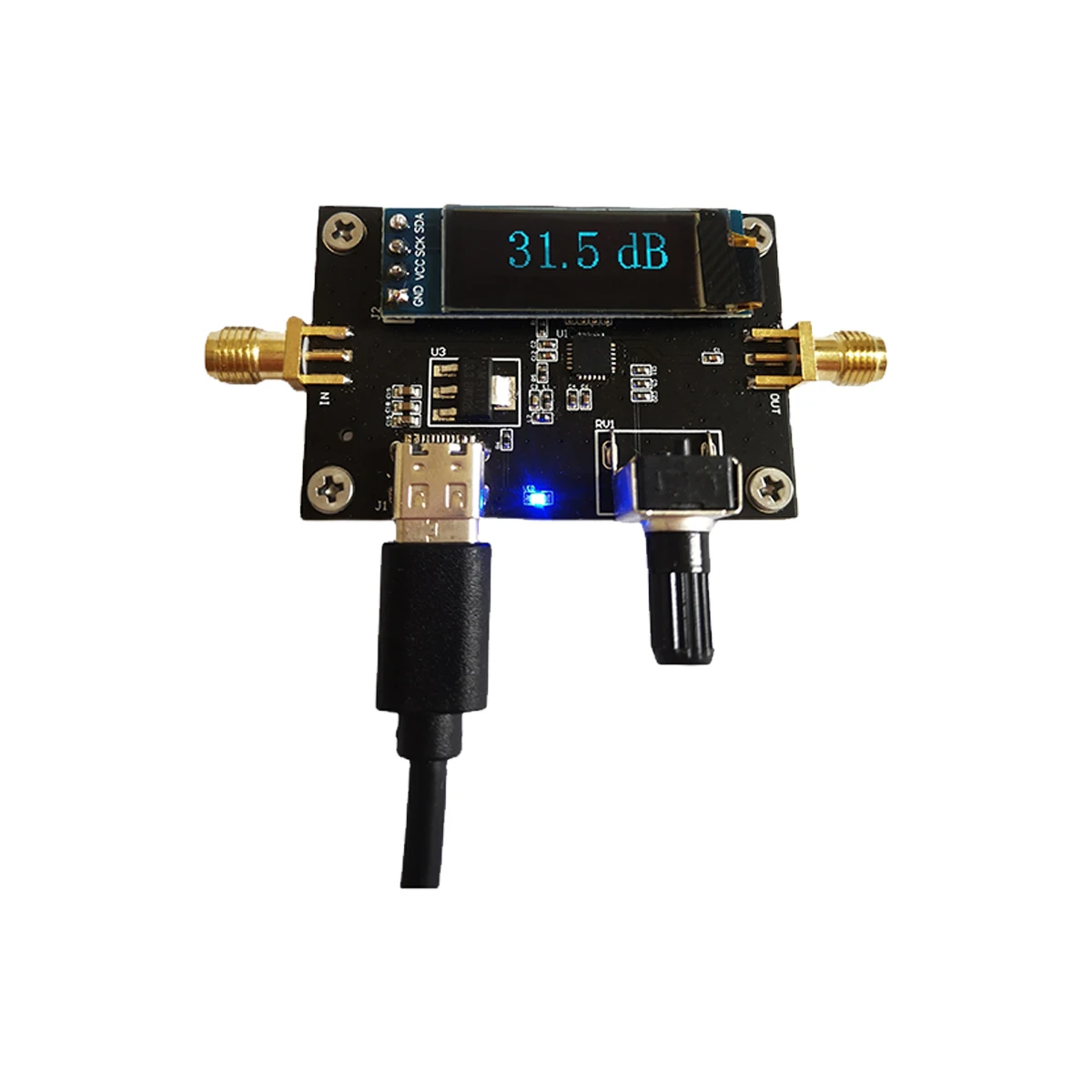 HMC624A Digitale Rf Verzwakker Module DC-6GHz 0.5dB Stap Nauwkeurigheid 0 ~ 31.5dB Verstelbare