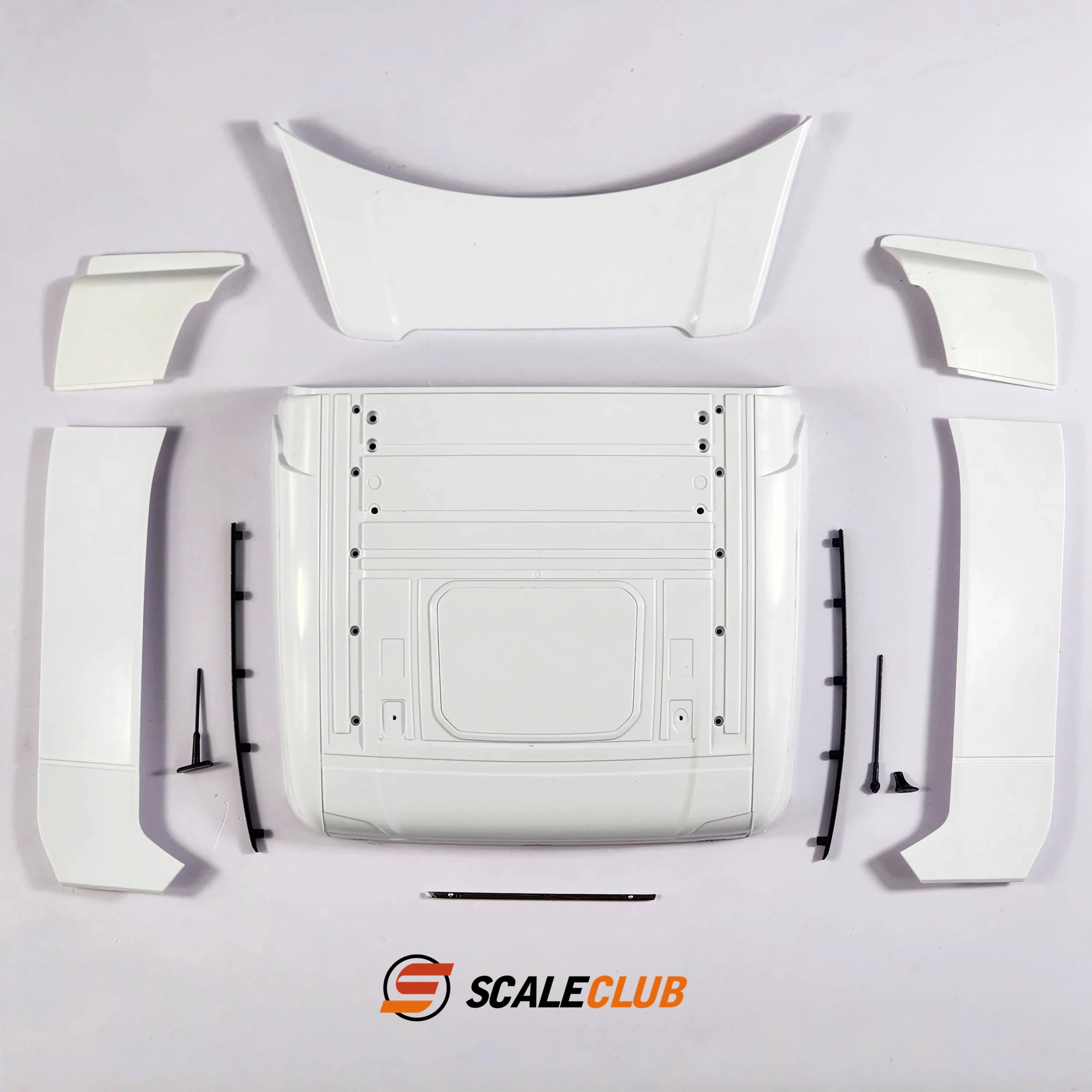 

SCALECLUB 1/14 770S Tamiya Truck Cab Ремонт инженерной версии со средним верхом и высоким верхом с плавными огнями