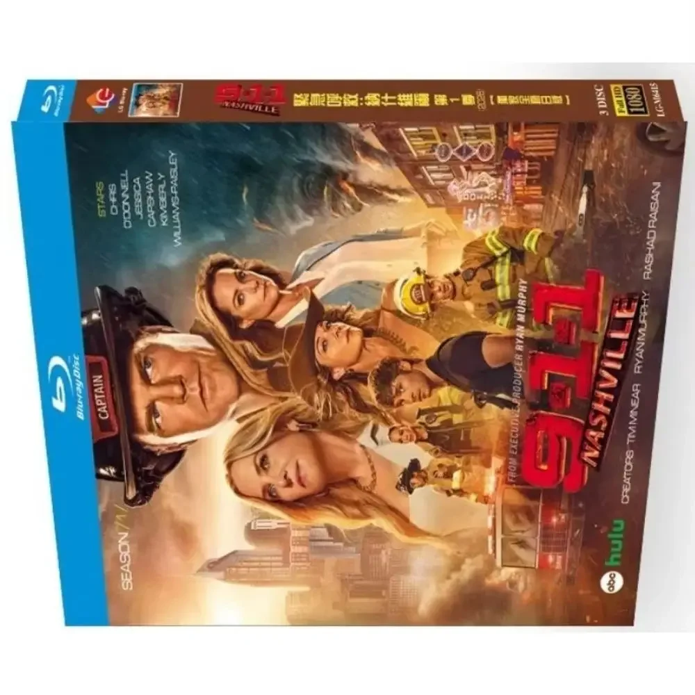 9-1-1 Nashville Season 1 (2026) 3-Disc All Region free New Box Set Blu-ray disc
