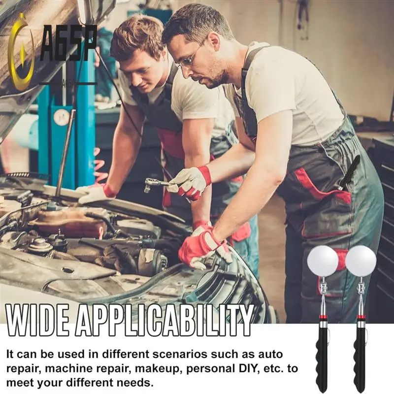 

A65P-телескопическое инспекционное зеркало, 30-дюймовый инструмент для механической древесины, выдвижной инструмент для ремонта автомобильного зеркала под инспекционным зеркалом