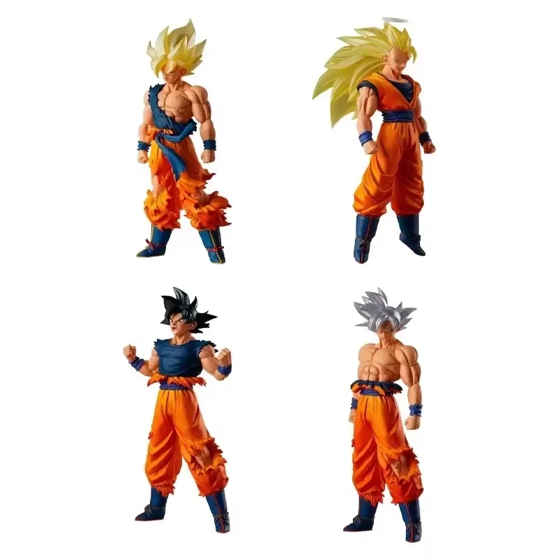 Juguetes originales de Dragon Ball HG, Son Goku, modelo de figura de Anime, adornos, juguetes de Gacha