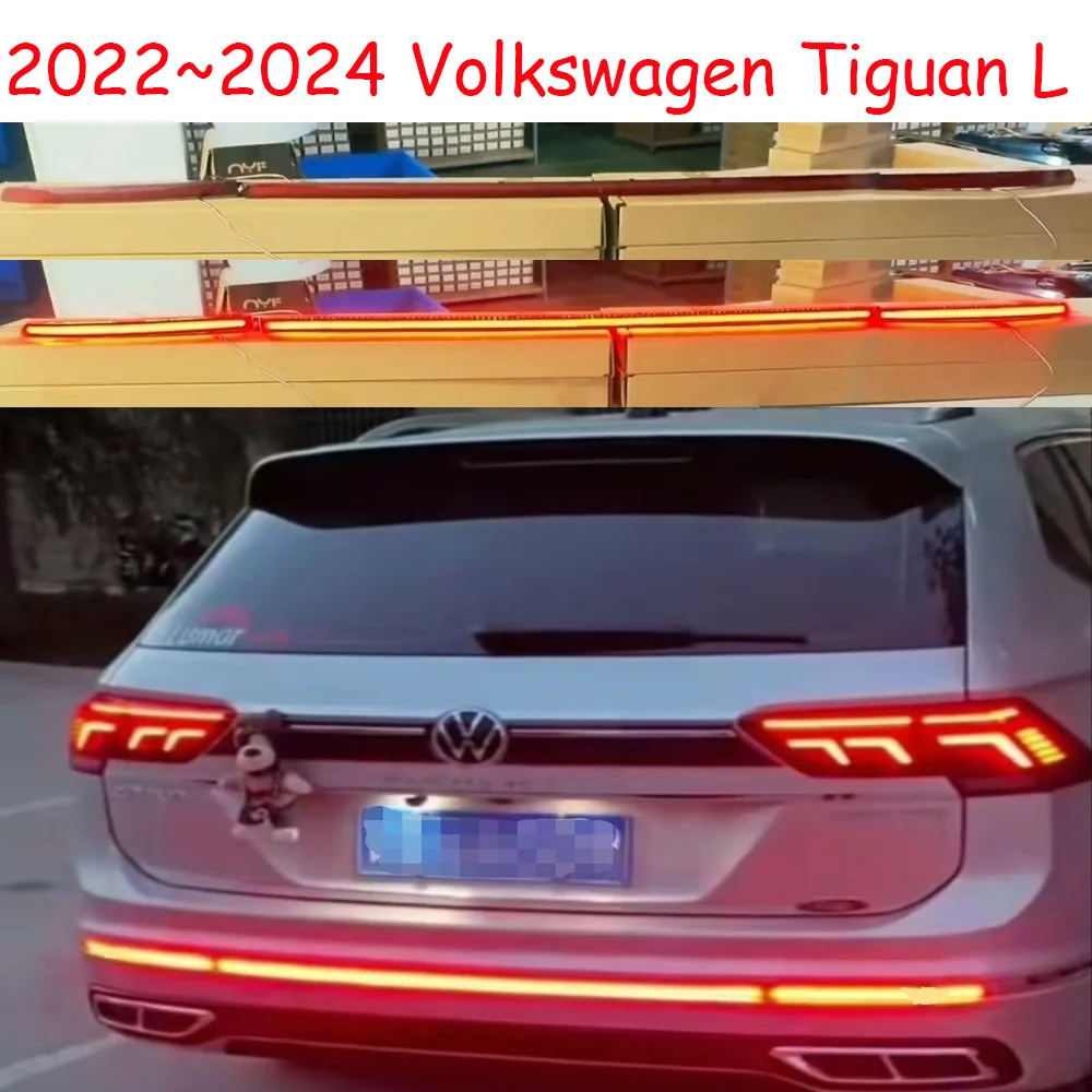 car bumper taillamp for Volkswagen Tiguan rear light car accessories LED for VW Tiguan taillight fog lamp 3pcs/set