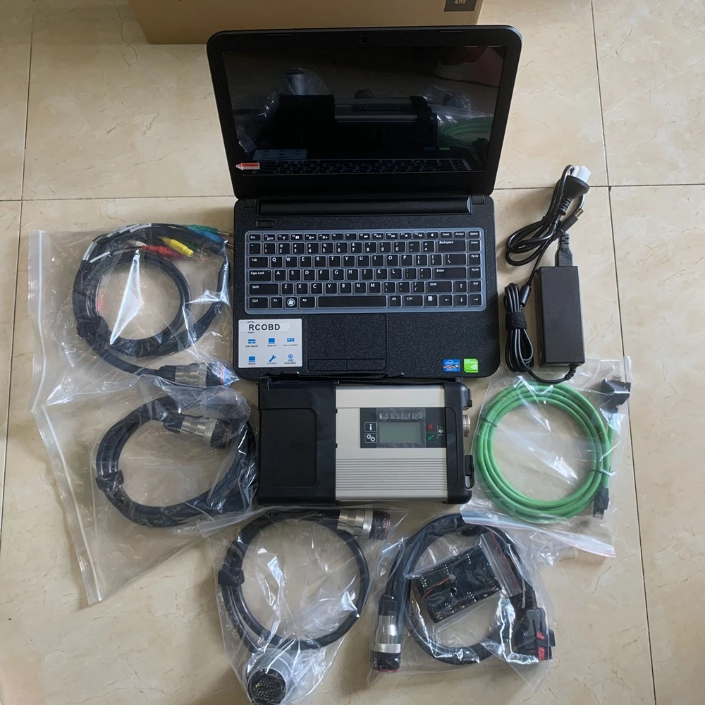 Super MB Star C5 SD Connect with Latest Software in New laptop 3421 I5 CPU 8G Computer diagnostic PC 500GB HDD Code Scanne