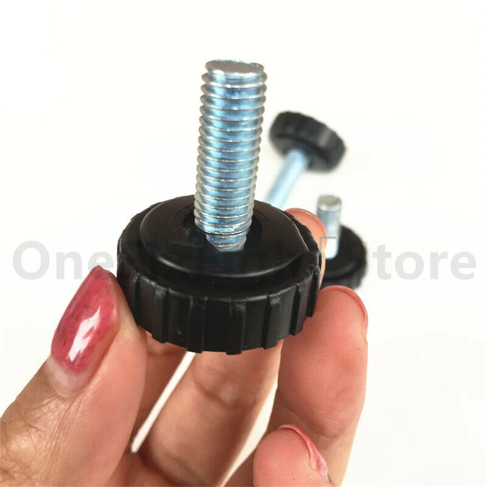 M6 M8 Adjustable Table Legs Metric Thread Fixed Adjustment Legs Feet Protector Length 21mm Dia 28mm