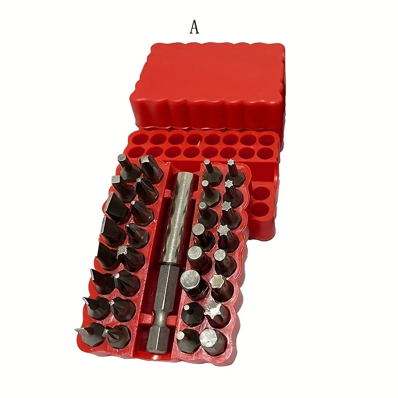 33Pcs Solid Screwdriver Bit Set Smooth High Hardness Electric Bit Set Rechargeable Drill Bits Special Shaped Screwdriver Bits