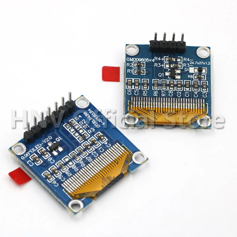 Módulo de pantalla oled IIC de 0,96 pulgadas, placa de pantalla LCD, GND, VDD, SCK, SDA, forArduino, 128X64, I2C, SSD1306, 12864