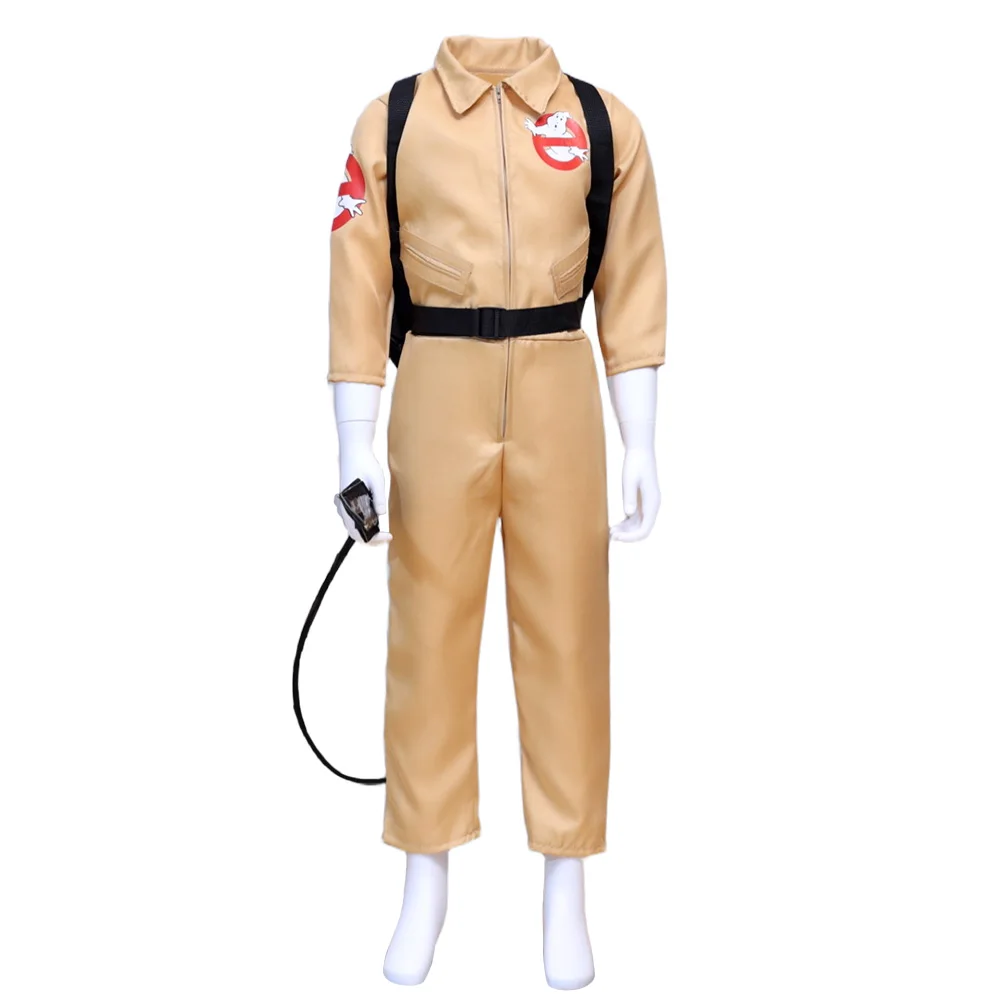 مجموعة Ghostbusters Halloween للأطفال، زي أداء تنكري للأولاد والبنات، زي أداء أنشطة رياض الأطفال
