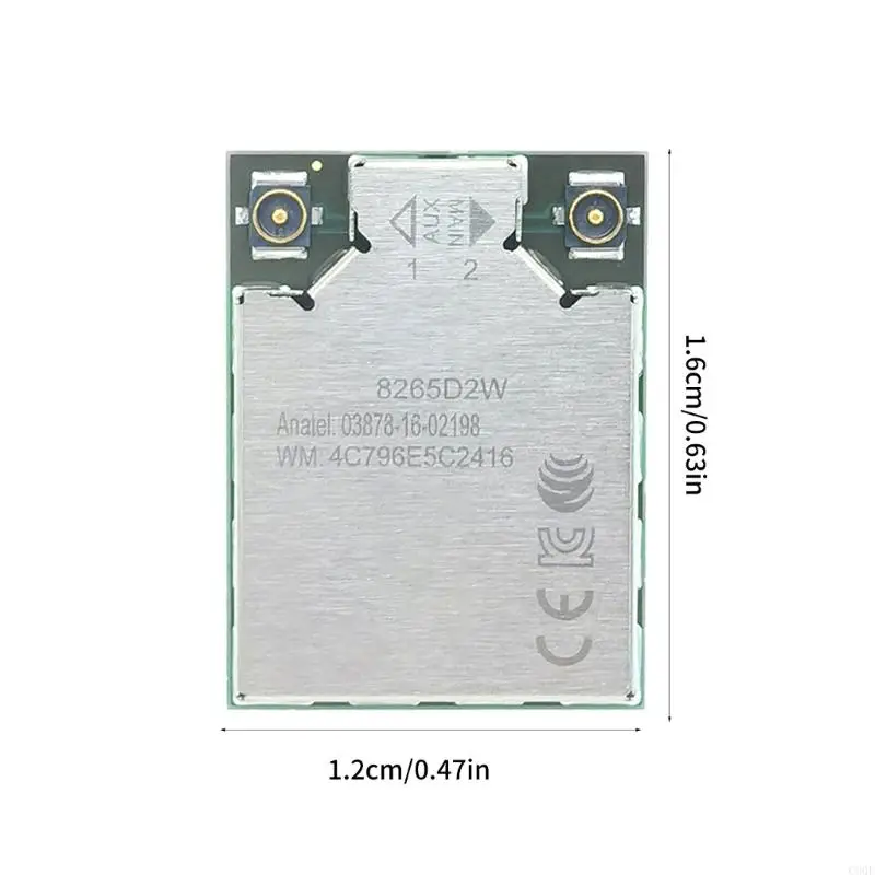 C90F 8265D2W Wi-Fi Bluetooth-совместимый 4.2 Модуль Пластик Двух частот 2,4 ГГц 5 ГГц