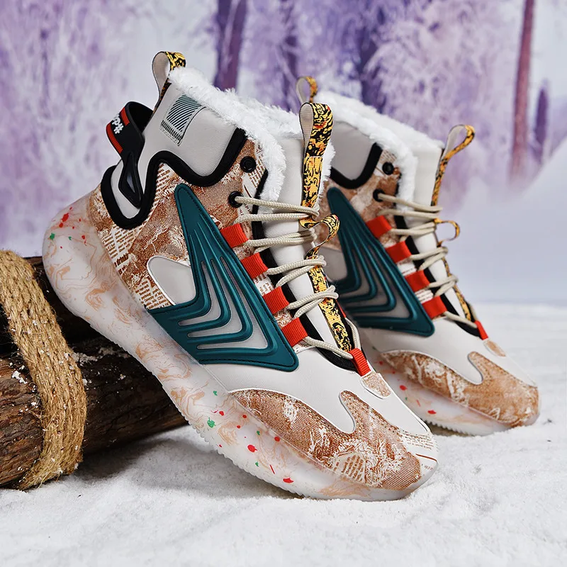 

Men's Winter Boots Thermal Waterproof | Non-Slip Snow Shoes | Plush Lined Sneakers | Outdoor Hiking Boots for Men