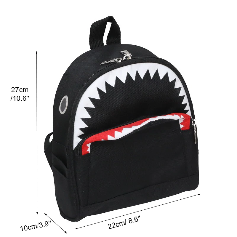 Personalized Shark Toddler Backpack for Girls Kids Backpack Custom Name Cute Cartoon School Bag for Baby Girl Boy 1-5 Years