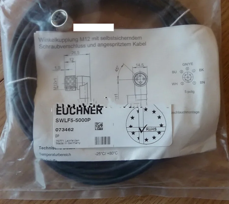 new EUCHNER cable component SWLF5-5000P 073462