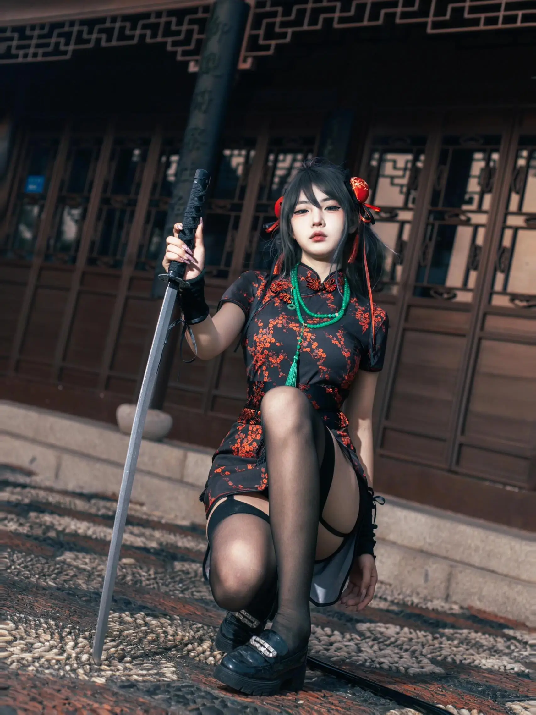 Nowy chiński strój Sle Dr na Halloween lub Sve, damska spódnica pokojówki, tradycyjny strój narodowy Sle do noszenia na co dzień.