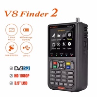 New V8 Finder2 Satellite Finder Digital FTA DVB-S/ S2/ S2X Signal Detector Receiver LCD Screen for Adjusting Sat TV Dish