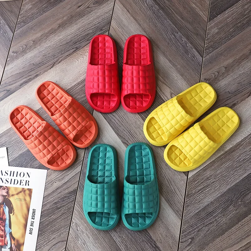 Home Bathroom Slippers Women Fashion Soft Sole EVA Indoor Slides Woman Sandals 2023 Summer Non-slip Woman Man Slippers