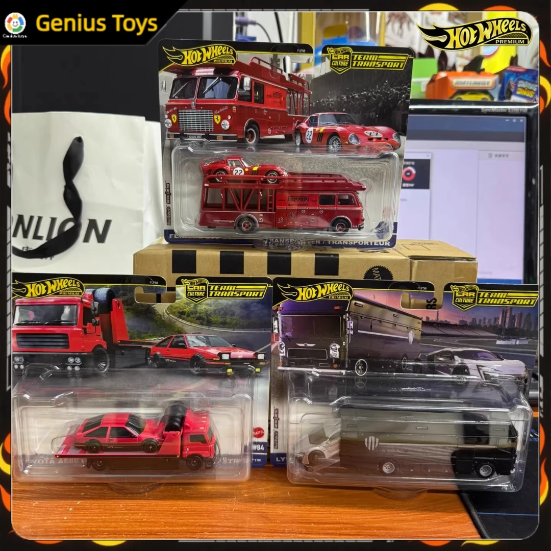 

Hot Wheels Premium Team Transport Ferrari 250 Lykan Hypersport Toyota AE86, литые под давлением автомобили, масштаб 1:64, коллекционная техника