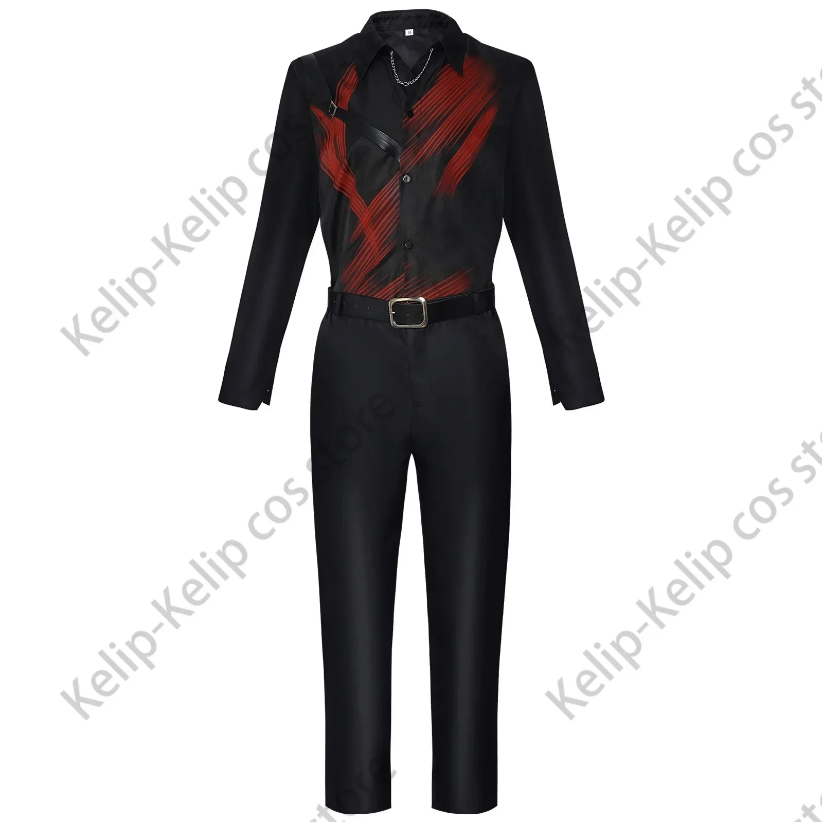 Mortal Cos Kombat Kenshi Takahashi Costume Cosplay Fighter Business Suit Giochi di ruolo Abiti da uomo Vestito da festa di carnevale di Halloween