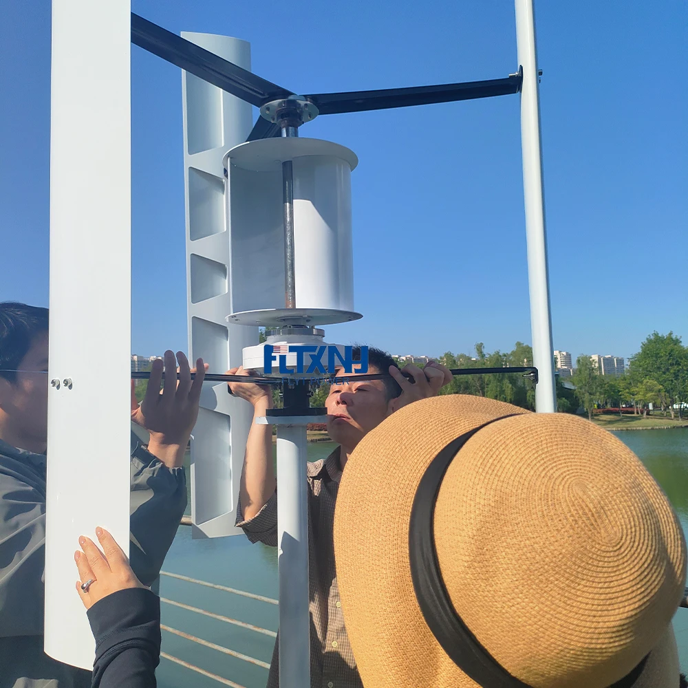 20KW Wind Turbine Generator 24V 12V 48V Windmill Vertical Wind Generat Kit Free Energy Altern with Mppt Controller for Home Use
