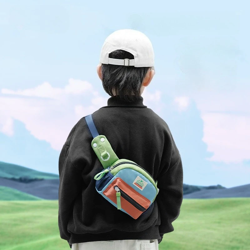 

Lightweight beautiful and practical crossbody bag for travel fashionable small waist bag and chest bag for boys girls