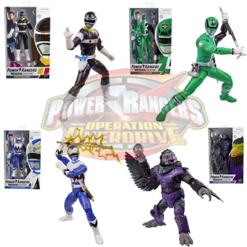 In Stock Power Ranger Original Collection In Space Black S.p.d. Green Lost Galaxy Blue Ranger Action Figure Toys Chrismas Gifts