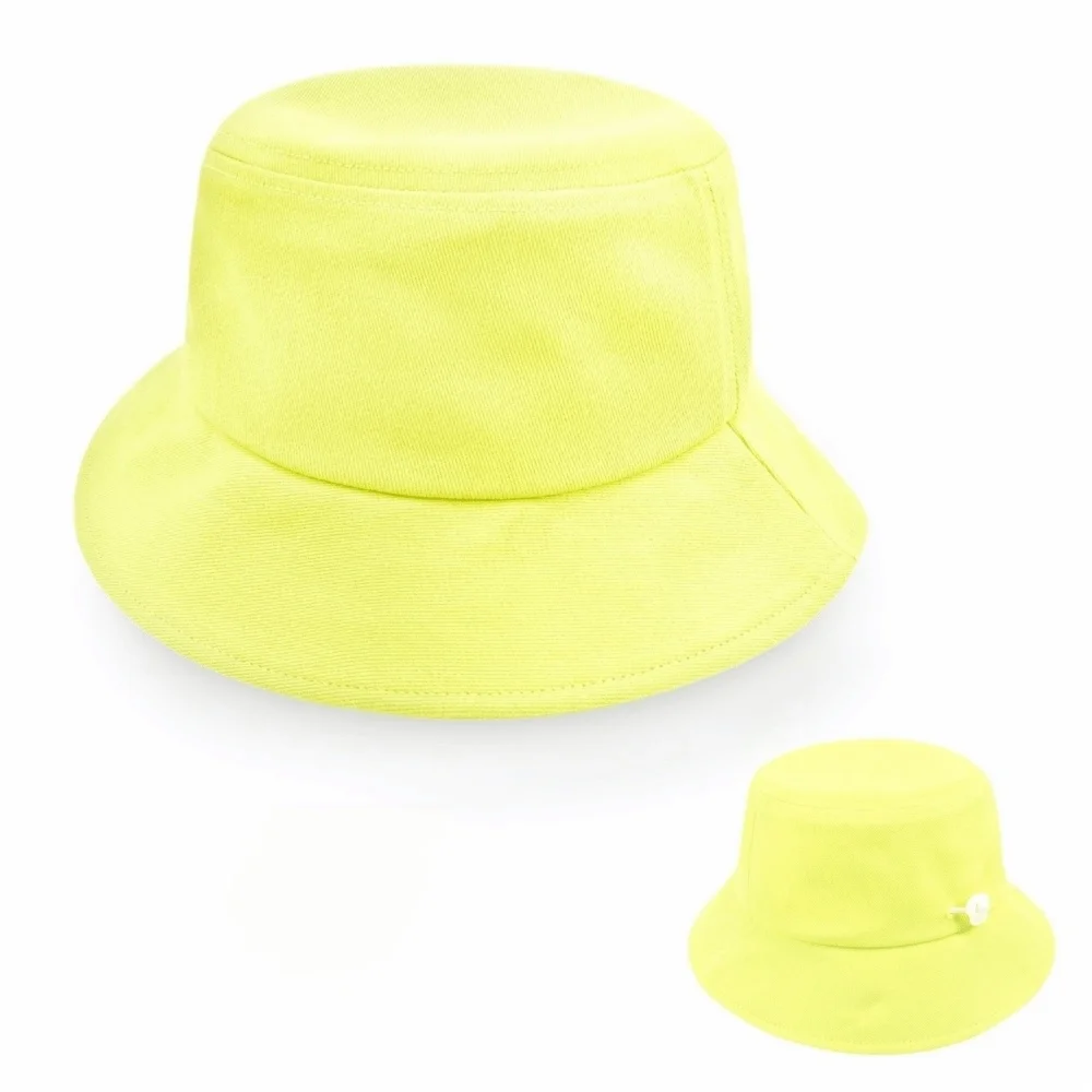 

High Quality Solid Color Kids Bucket Hat Sun Visor Adjustable Children Panama Hat Sun Hats Spring Summer