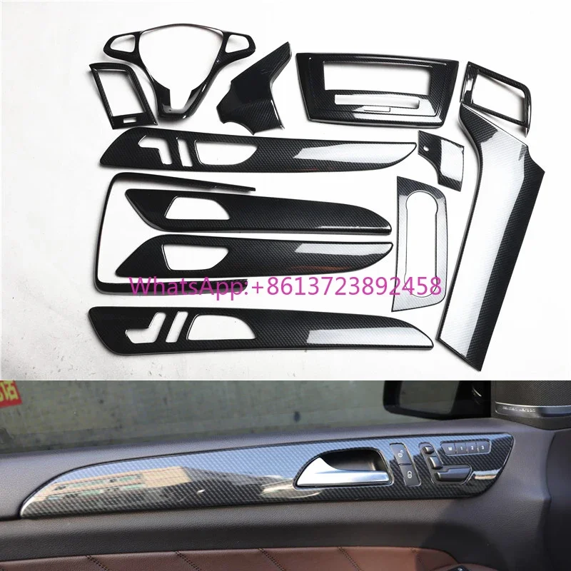 

Carbon Fiber Car Interior Accessories for Mercedes benz Gle Gls 2015 2016 2017 2018 2019 W166 X166 Gle320 450 Decoration Refit