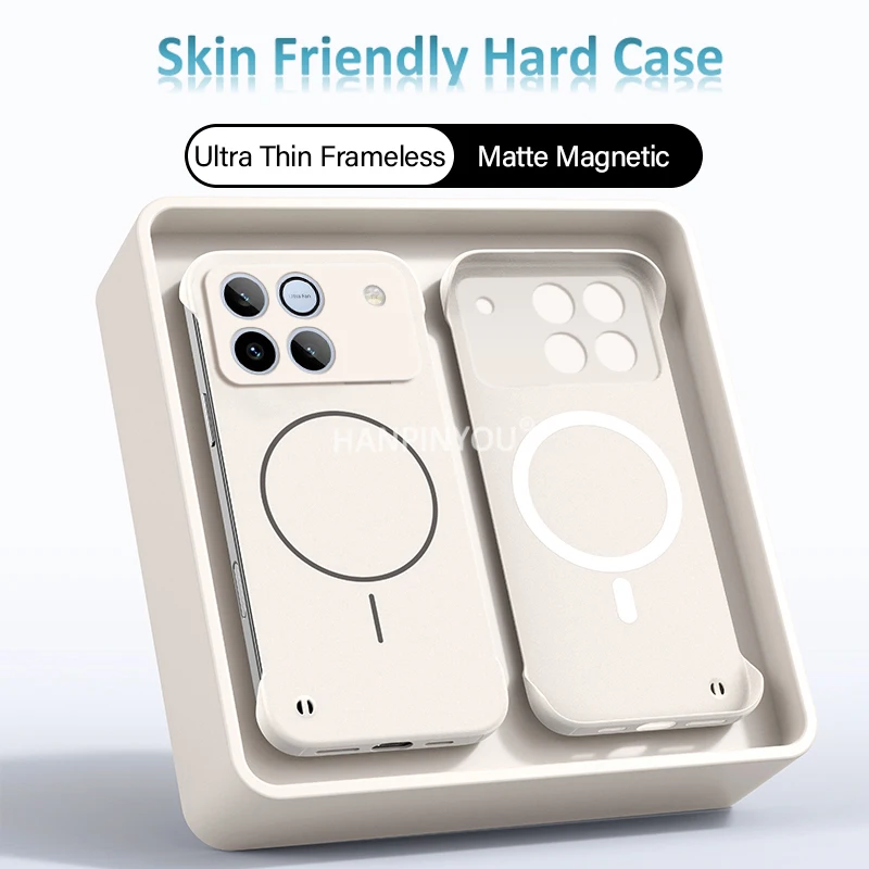 Coque rigide ultra fine sans cadre pour Honor Win RT, douce pour la peau, mate, magnétique, anti-empreintes digitales, coque pare-chocs