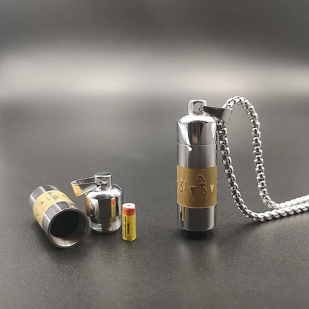

Stainless Steel Ash Urn Jewelry Hollow Tube Pendant Women Men Pet Ashes Urn Funeral Cremation Necklace Big Size