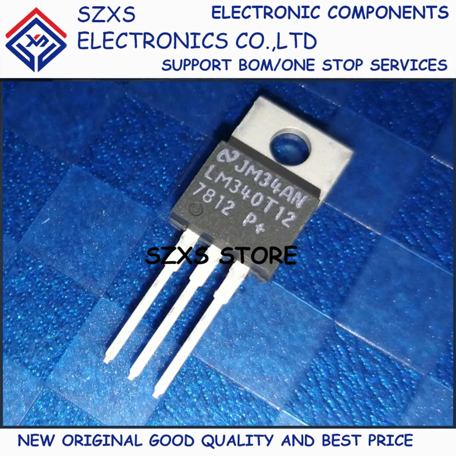 

New Original 10Pcs LM340T12 7812 TO-220 Three-terminal Voltage Regulator In Stock Electronic Components Good Quality