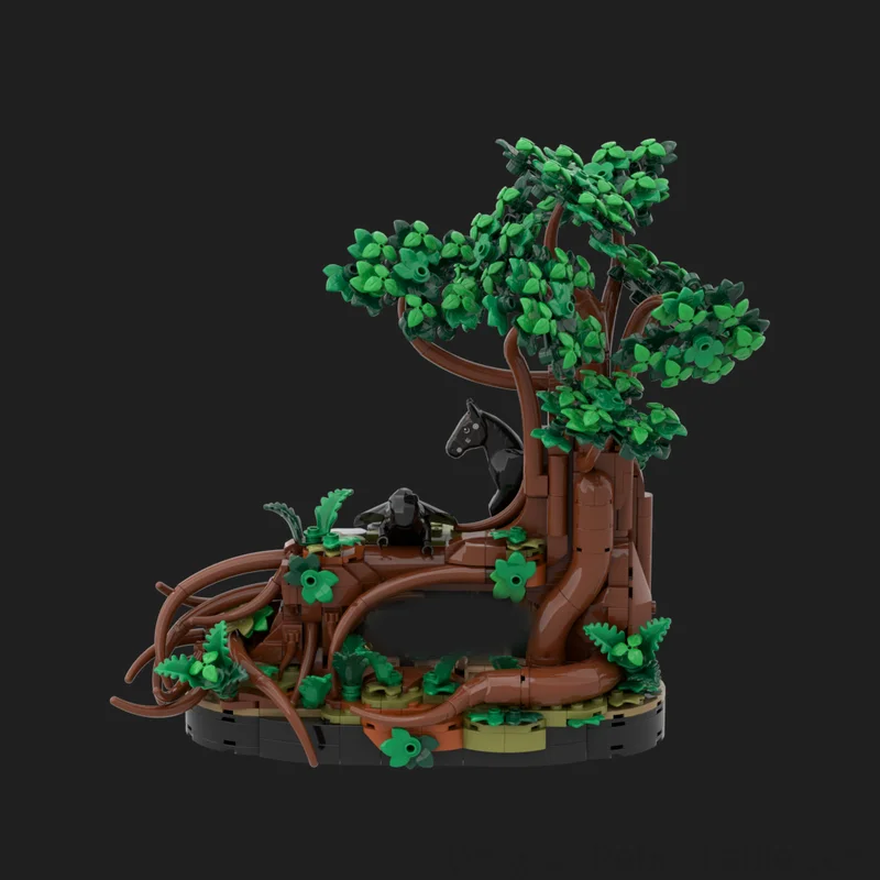 847 قطعة MOC Nazg L أول لقاء نموذج اللبنات هدية الكريسماس لعبة الهندسة المعمارية تجميع لتقوم بها بنفسك فكرة الإبداعية التعليم #3