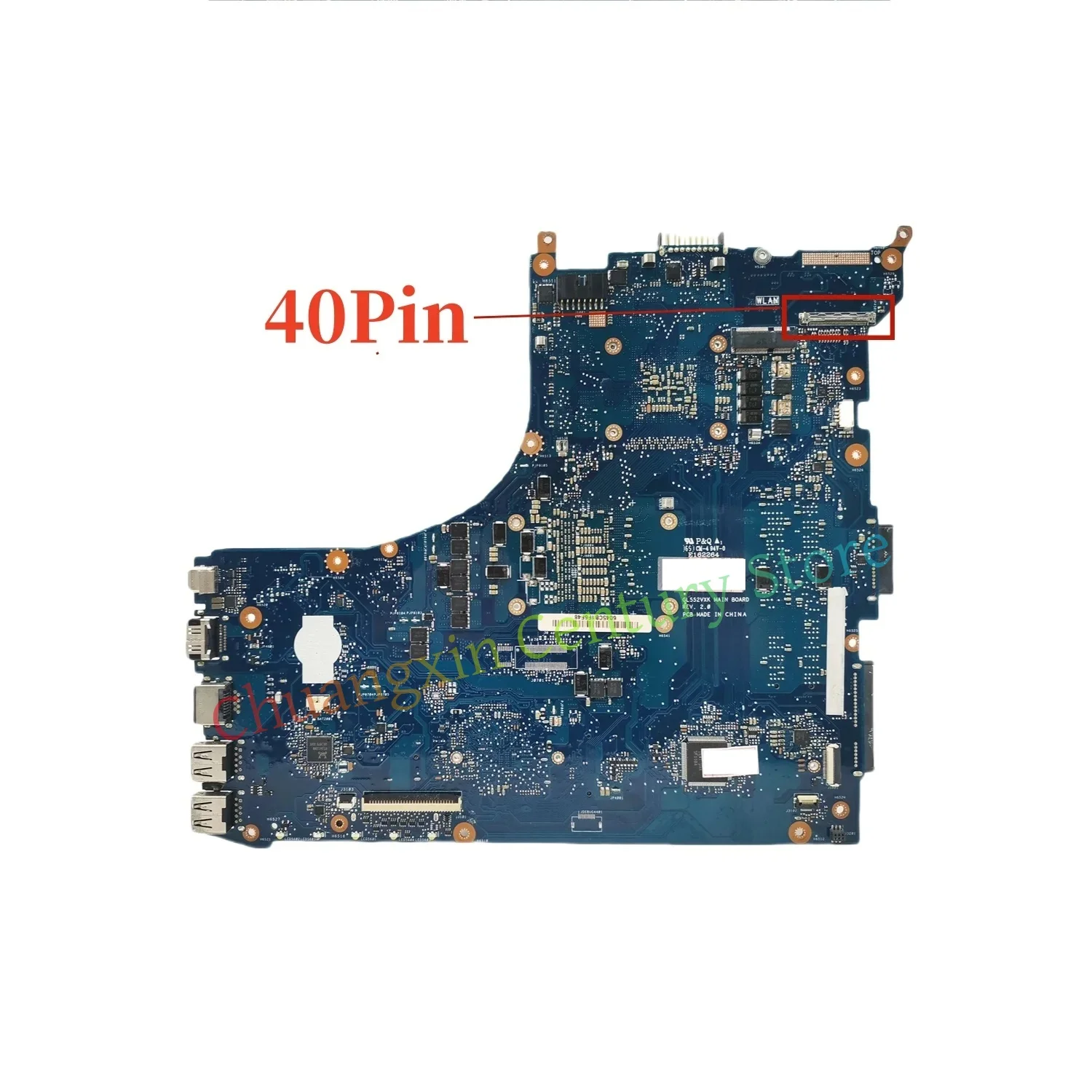 GL552VW motherboard suitable for ASUS ZX50V GL552VX GL552VXK Laptop with I5-6300HQ I7-6700HQ CPU GTX950M/GTX960M 2G/4G GPU 40Pin