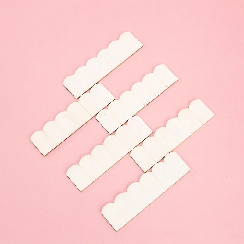 3picecs 1:12 poppenhuis miniatuur accessoires DIY houten dakgordels 12 stks/pak - huisbouw decor