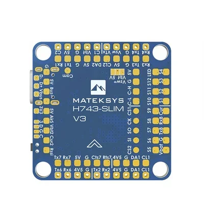 

Matek H743-SLIM V3 Flight Controller Built-in No Current Sensor for RC Racing Drone Airplane