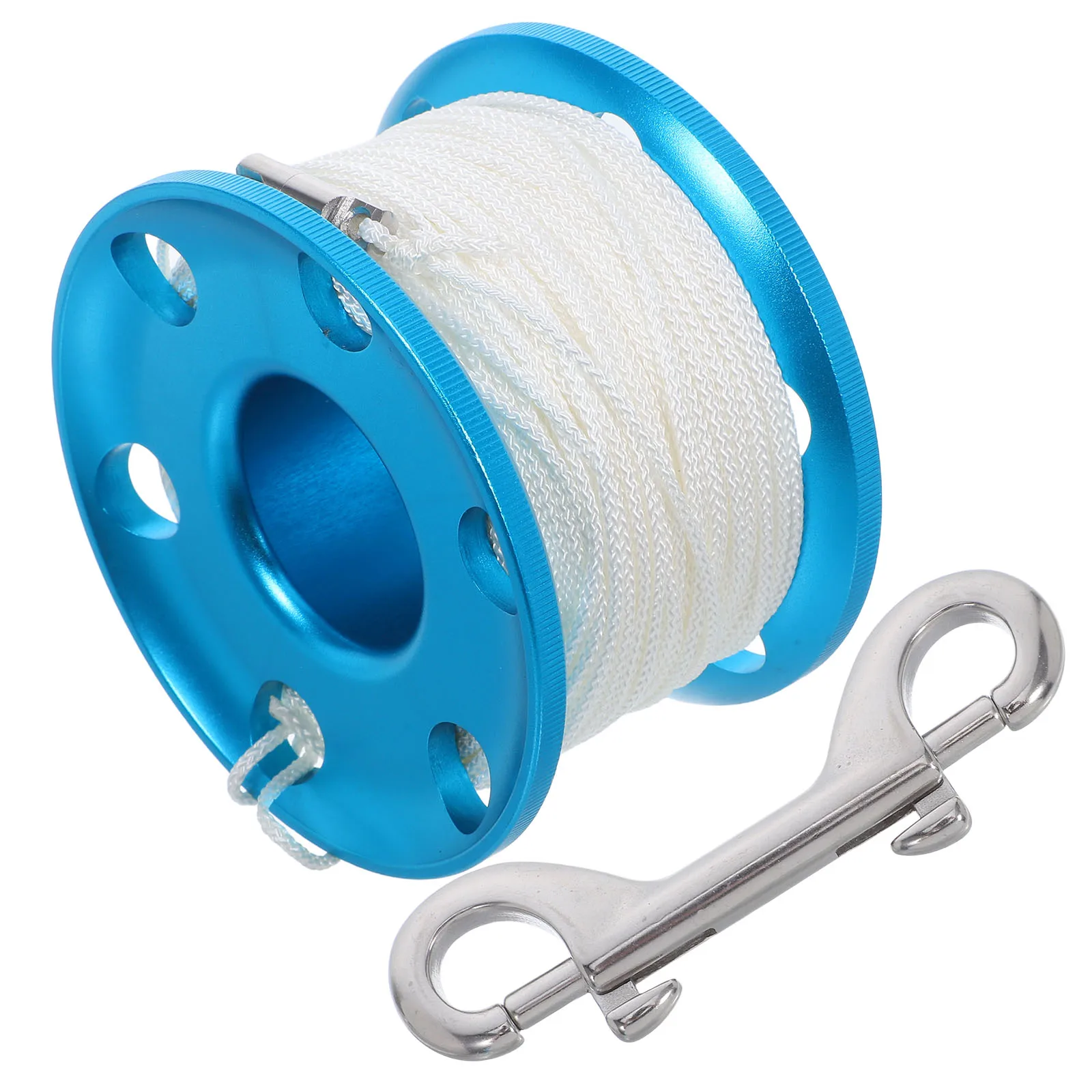 

Scuba Diving Reel 50m Lightweight Aluminum Alloy Anti- Design Marker for Professional
