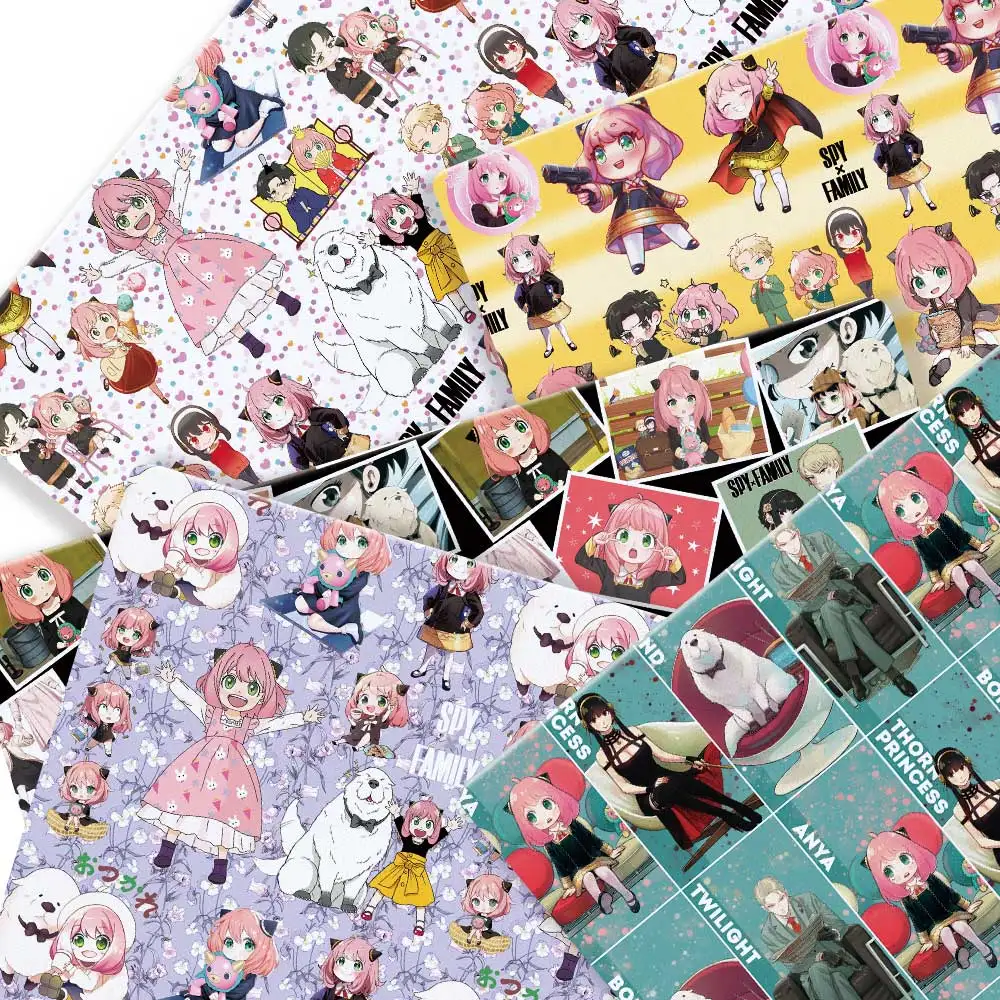 Cartoon Spy DIY handmade sewing patchwork quilting dress home sheet 140cm printed fabric