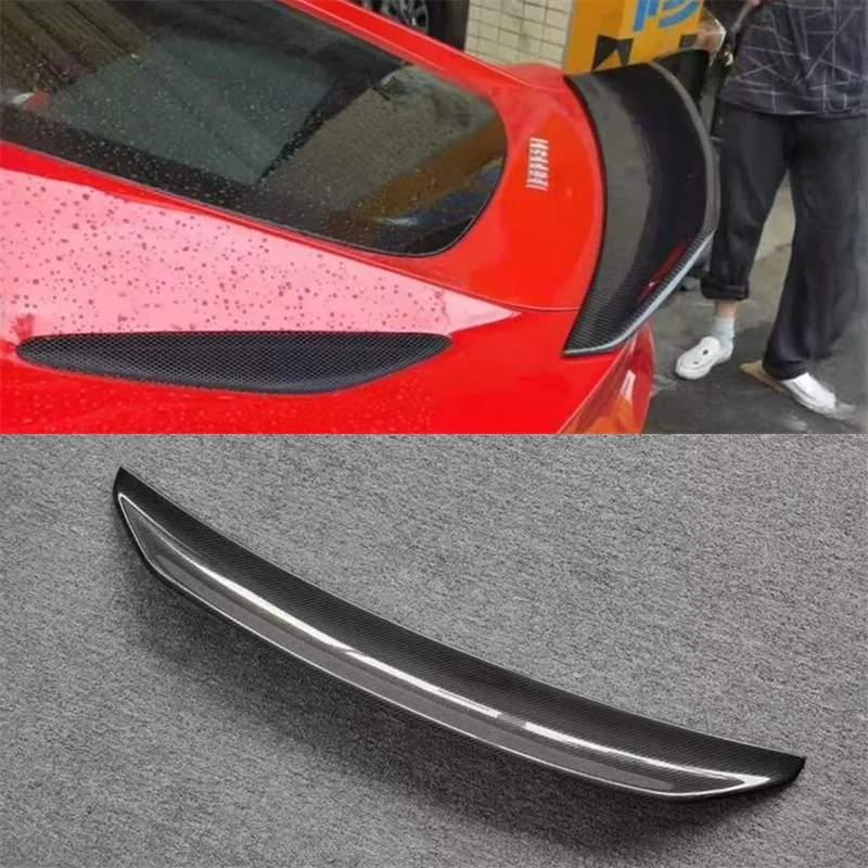 

For Ferrari F12 Berlinetta Real Carbon Fiber Tail Wing Wing Rear Trunk Lip Car Accessories Refit Spoiler Kit