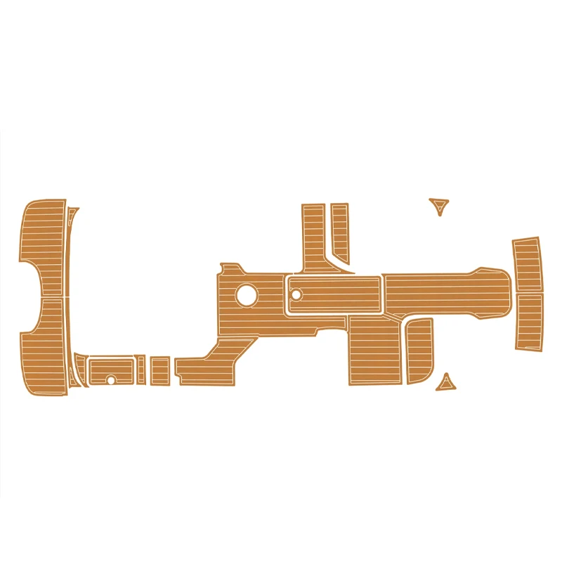 

Eva Foam Self Adhesive seadeck Pad for 2019-2023 Bayliner VR6 Cockpit Swim platform Pad EVA Foam Teak Deck Flooring