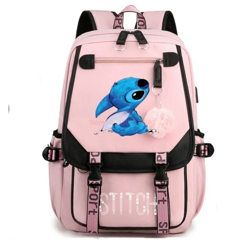 متوفر في المخزون حقائب مدرسية للأولاد والبنات للمراهقين بشحن USB للكمبيوتر المحمول حقيبة ظهر كرتونية أنيمي حقيبة ظهر لطيفة حقيبة سفر هدايا عيد الميلاد