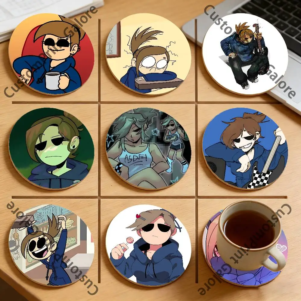 

Tamara E-EllsworldS Eco-Friendly Pine Coasters HD Print Design Non-Slip, Heat-Resistant Table Protection