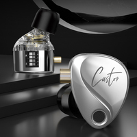Wired Earbuds Monitor Headphone Noise Isolating 2 Dynamic Tunable Balanced Armature Earphones with Mic Cancelling Earbuds