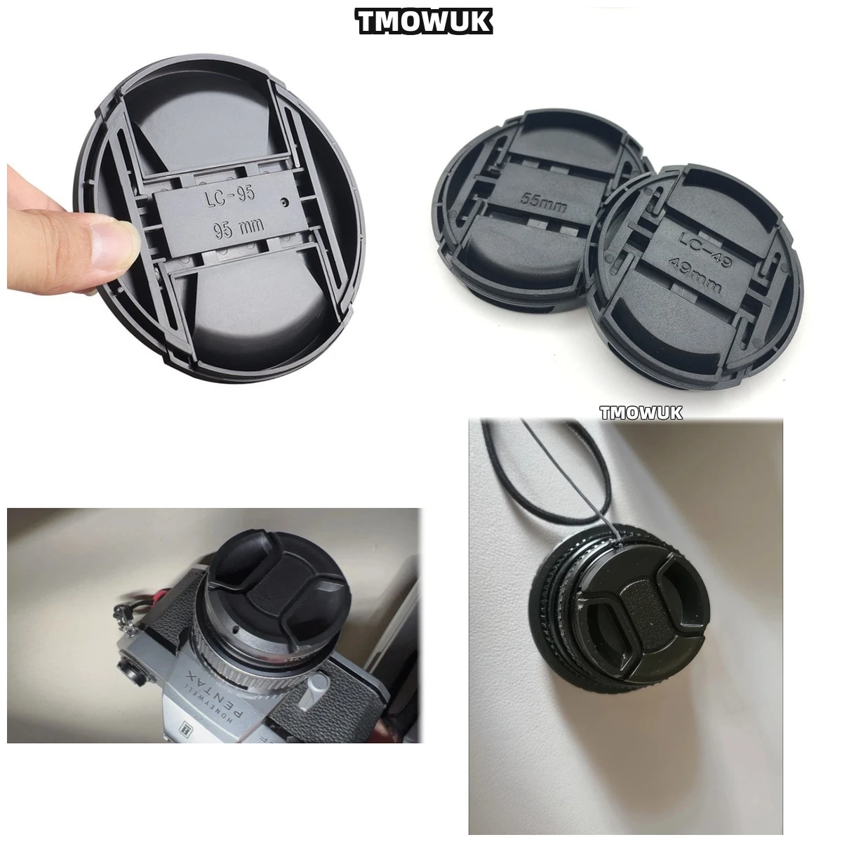 

For Hasselblad X2D 100C H3DII H5D-50C H3DII 50MS CFV-50 501CM 905SWC H6D-50C Camera Lens Cap Protective Cover Center Pinch Snap-