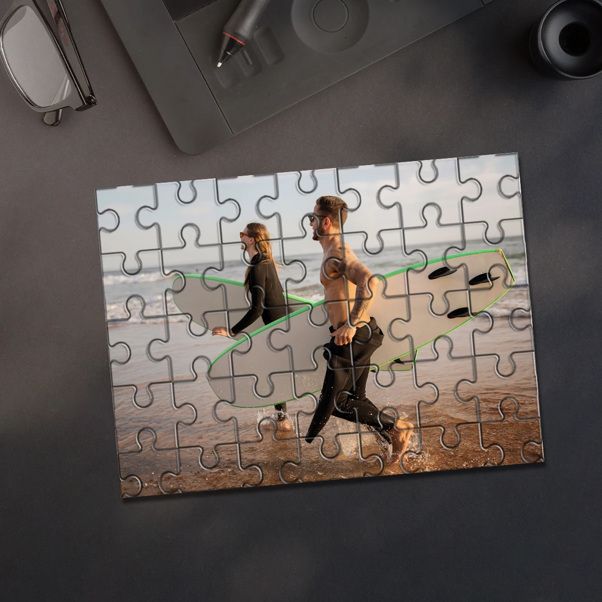 35/300/500/1000pcs Personalized Custom Photo Puzzle couple photos Personalized Puzzle Memento For Special Occasions Room