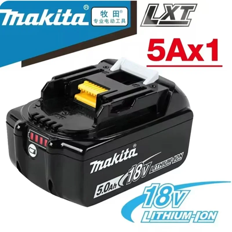 

100% Original Makita Rechargeable Power Tool Battery, Replaceable LED Lithium-ion, 6.0 Ah 18V LXT BL1860B BL1860BL1850 BL1830