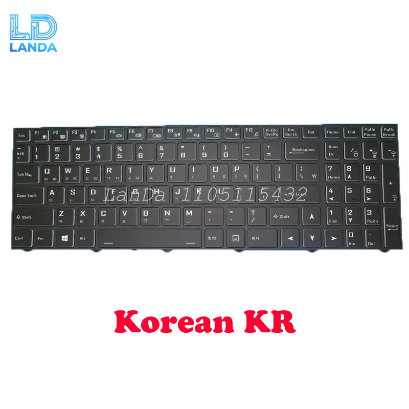 لوحة مفاتيح أمريكية بإضاءة خلفية لأجهزة الكمبيوتر Hansung TFG2567 2577 5275 5275T 7275T 252 5135U 5450UC 5470UC 5550UC 5625UC 7130H 7240P