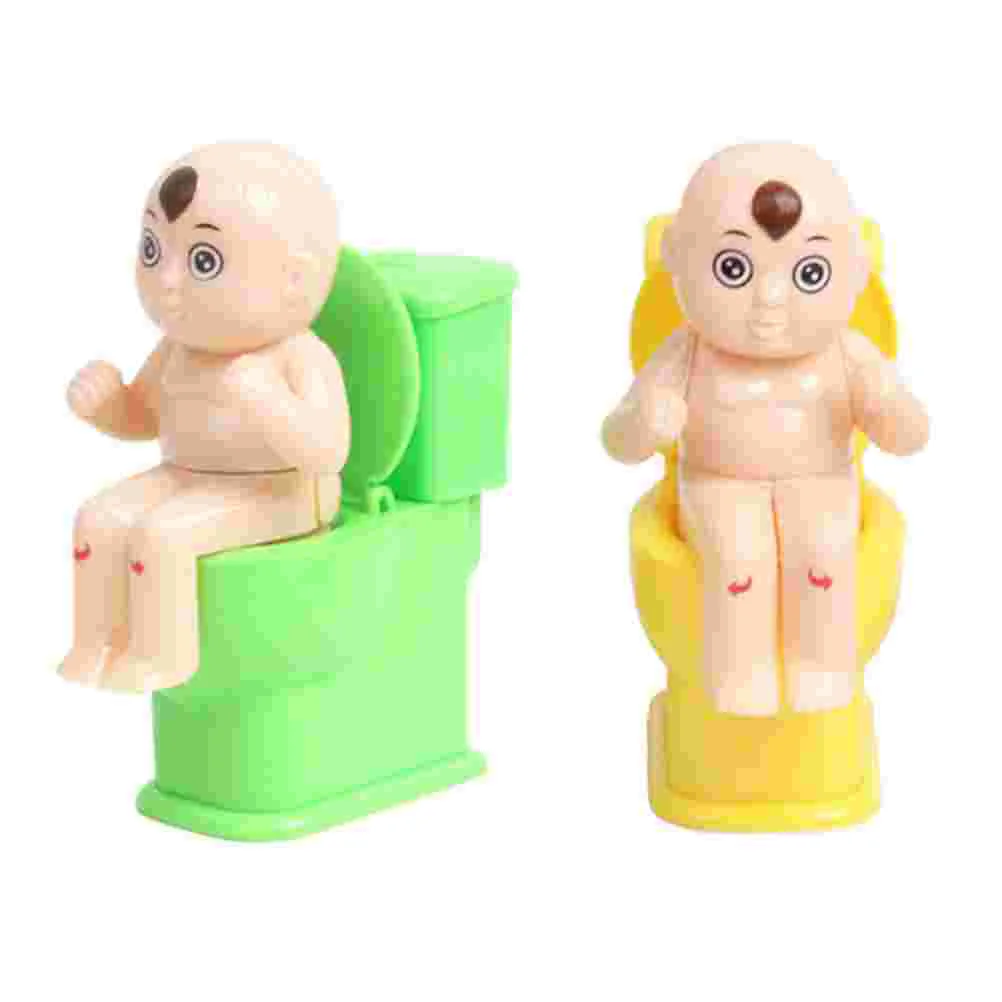 2 Pcs Toilet Toy Children’s Toys Spray Water Closestool Childrens Trick Kids Plaything Squirting